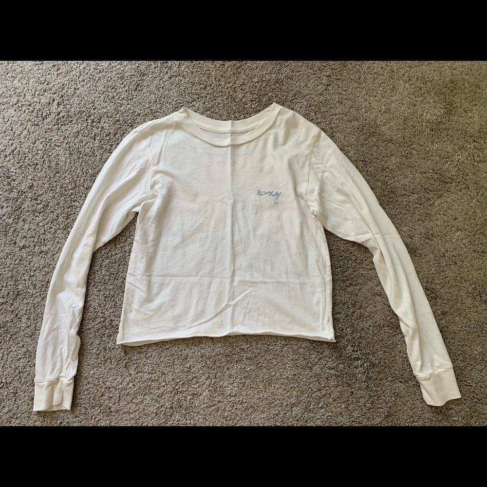 Roxy long sleeve, crop top.